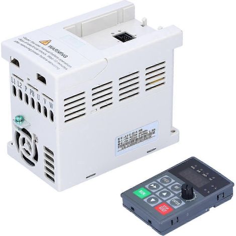 Variateur de fréquence monophasé 220V, sortie triphasée avec contrôle PAM, JLS-E-2S 2.2kW, convertisseur de vitesse pour moteur, régulateur industriel, entrée AC 1PH, puissance 2200W. (1/5)