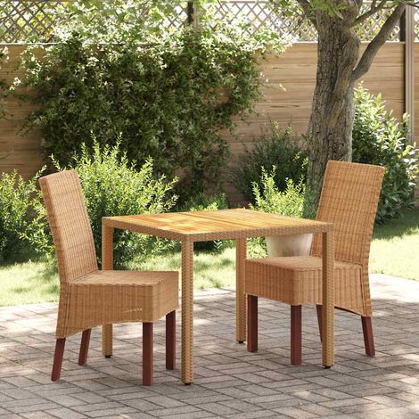 Maison Exclusive - Sedie da Pranzo 2 pz Marroni in Rattan Naturale