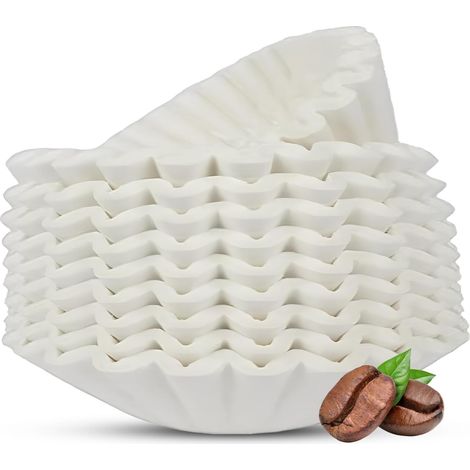 Papierkaffeefilter – Zubehör für professionelle Kaffeemaschinen – Kaffeefilter 18,8 x 18,4 x 18,4 cm