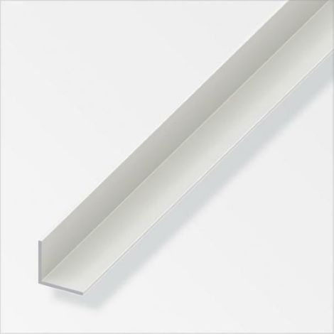 1mt de profile' d'angle en plastique blanc couleur 12140 (1/2)