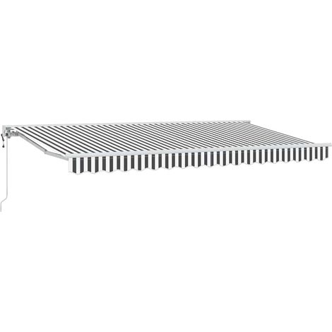 Maison Exclusive - Struttura della tenda Antracite e Bianco 400 x 200 cm