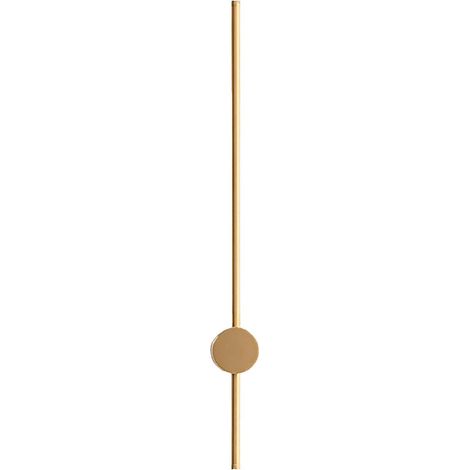 Applique Led Enila 20W 1320Lm 3000K Dimmable Phase Cut+Push, Cadre En Aluminium Titane, Design Moderne - Gealuce (1/4)