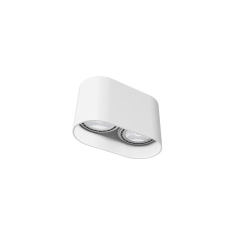Faretto plafoniera Nowodvorski OVAL bianco alluminio 9241