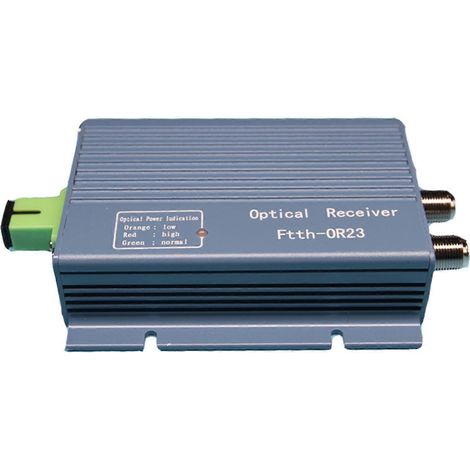 Récepteur optique CATV FTTH OR23B avec sortie de signal bidirectionnelle / Puissance optique -23 dBm (1/2)