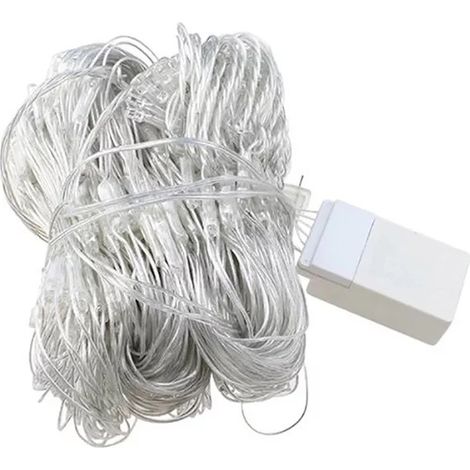 Liyade Guirlande Lumineuses Filet, 3x2m 192 LED , IP65 Étanche Guirlande Lumineuse Extérieure pour Chambre Noël Mariage Soirée Maison Jardin [Classe énergétique A] (1/5)