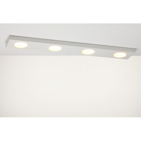 [GEBRAUCHT] B-Ware Deckenleuchte Sigma HERO 4x GX53 LED Lampe moderne Leuchte weiß Ø75cm 41502 (1/2)