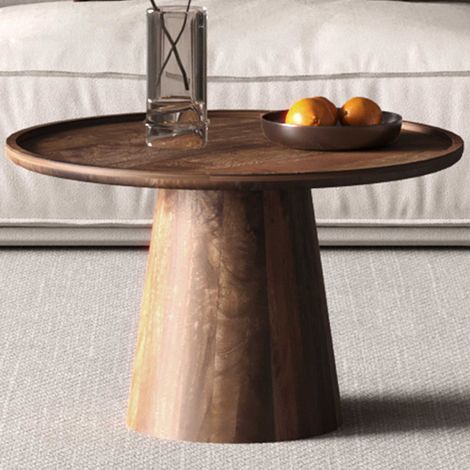 Table basse Juliana  Ø65 x 40 cm  Bois de manguier (1/5)