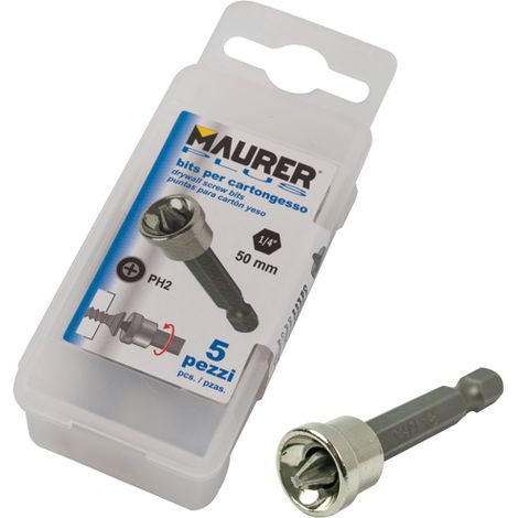 Destorpuntas Maurer Pladur Phillips Nº 2 Estuche de 5 piezas 50 mm.