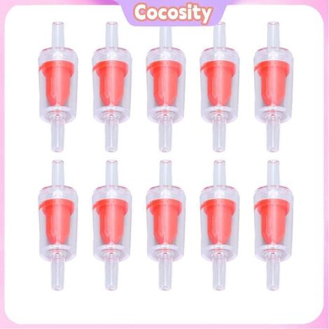 Cocosity Clapet anti retour (4mm Blanc)10 Pièces Clapet Anti-retour 4mm PP Aquarium Clapet Anti-retour outillage belier 4mm rouge (1/5)
