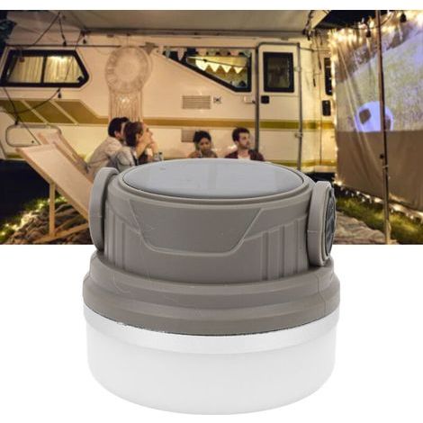 Lanterne de camping 28 LED haute luminosité lampe portable type C lampe de charge pour éclairage extérieur gris, (1/4)