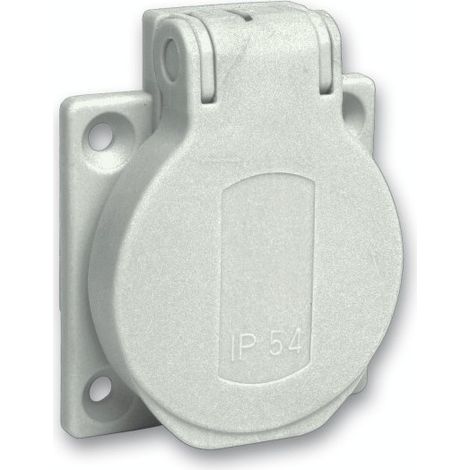 Schneider PKN51G SOCKET OUTLET DOM NF ENC 50X50 FIX POST GREY IP54 220V 2PT