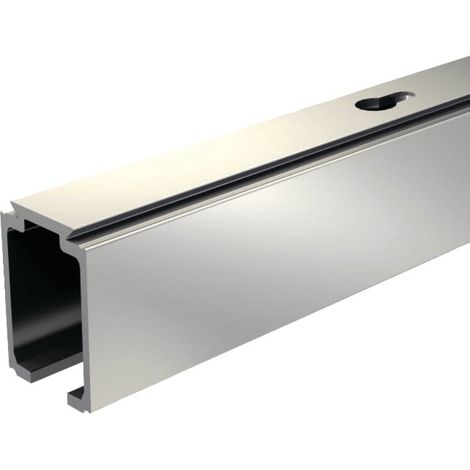 Rail aluminium 2ml anodisé pour coulissant SAF120 - MANTION - 11312/200