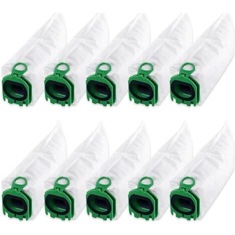 FENOPLASTICA10 sacs aspirateur pour Vorwerk Kobold VB100 VB 100 FP100 FP 100 Compatible avec l&39aspirateur sans fil Vorwerk VB100 Sacs filtrants de rechange FP100 Accessoires Sacs poussire pour VB100 (1/5)
