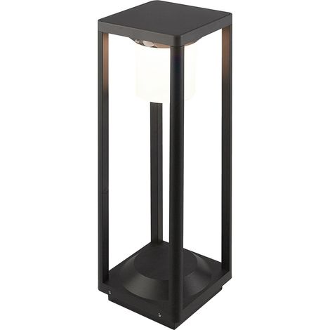 Megatron MT70014  Solar-Außenstandleuchte mit Bewegungsmelder   LED LED fest eingebaut 2 W Schwarz