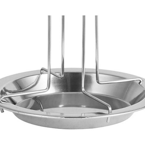 Grille à poulet verticale en acier inoxydable, grille à poulet antiadhésive et épaisse, outils et accessoires pour barbecue (1/5)