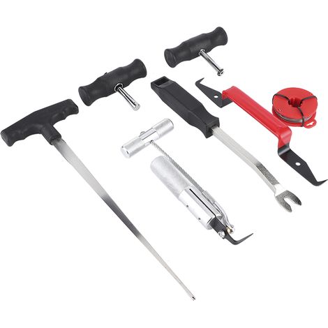 Kit de 7 outils de découpe pour pare-brise de voiture, ensemble de démontage de vitres automobiles (1/5)