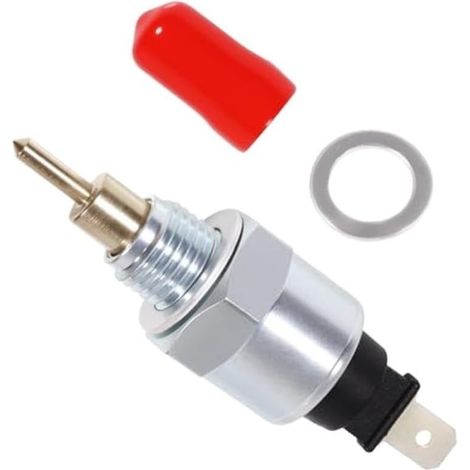 Robinet d'essence en laiton 12V compatible pour honda GX690 Robinet Compatibilité pour honda GX630, GX660, GX690, tension 12V DC, installation pour facile, remplacement précis (1/5)