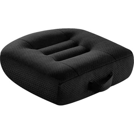 Autokindersitz-Boosterpolster, Ergonomische Unterstützung, Rutschfestes Design, Vier Jahreszeiten, schwarz, Baumwolle (1/2)