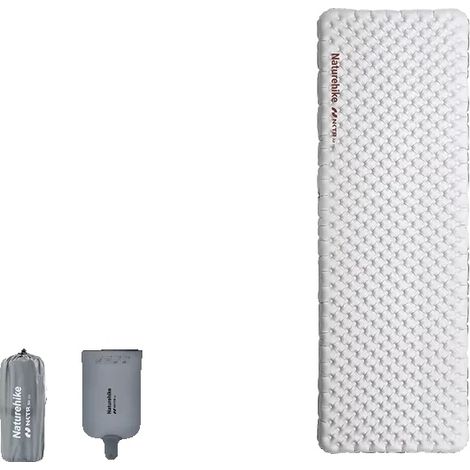Colchón hinchable para camping, impermeable, ultraligero, R5.8 - 183x64cm (1/2)