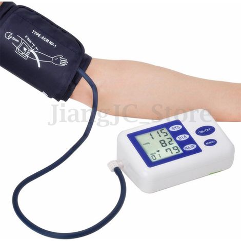 TrAdE Shop Traesio - Misuratore Pressione Automatico Digitale Sfigmomanometro Battito Cardiaco - (1/5)