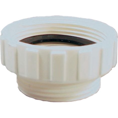 Schläfer 619811  Riduzione Sifone in Plastica da  1 1/2" a 1 1/4", Adattatore Universale per Tubo di Scarico e Sifone, Riduttore Scarico Lavandino, Riduzione per Sifoni Maschio/Femmina (1/5)