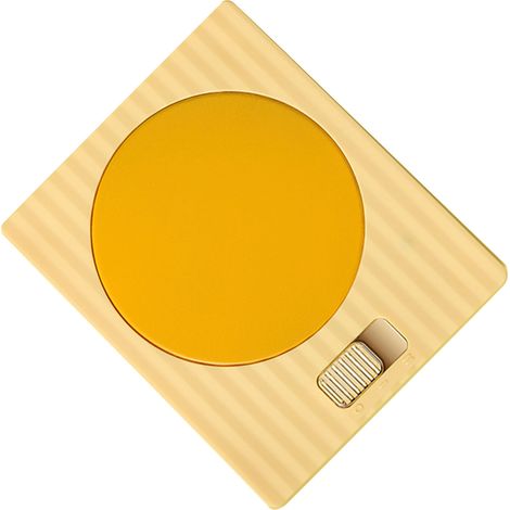 Chauffe-tasse 2 températures, 2 modes, température constante réglable, USB, idéal pour les œufs, les gâteaux et les serviettes humides, 220 V, jaune