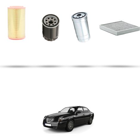 Kit tagliando 4 filtri compatibile con Lancia Thesis 2.4 JTD 110kw dal 2002 (1/5)