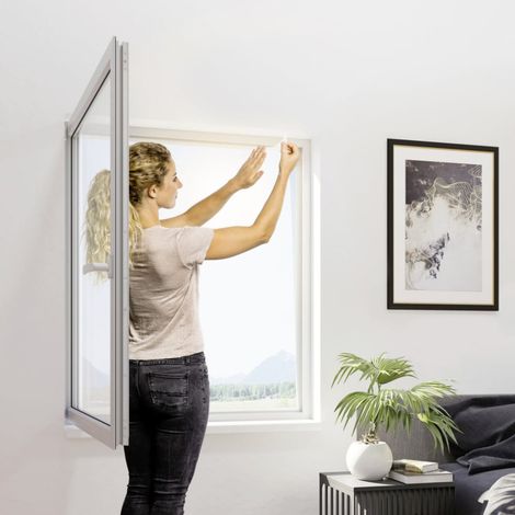 Primaster Insektenschutz-Fenster weiß selbstklebend 130 x 150 cm weiß (1/3)