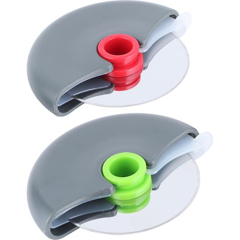 pièces de roulette à pizza ronde multifonction en acier inoxydable, couteau, accessoire de cuisine et de pâtisserie (1/5)