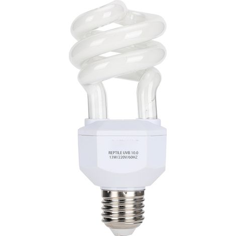 Ampoule Économique UVB 13W 220V pour Reptiles - Lampe pour Tortues, Serpents et Lézards (1/5)