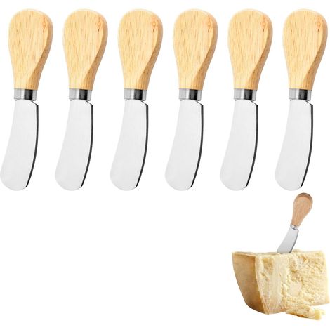 Butter Knife Set of 6 Small Spreaders for Cheese and Pastries (1/5)