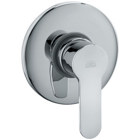 Rubinetto miscelatore incasso monocomando linea blu per doccia in ottone cromato (1/2)