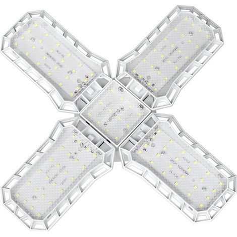Lampe De Croissance Led - Spectre Complet 4+1 - Réglable En Angle Et Hauteur - Abat-Jour Ps Étanche - Pour Plantes D'intérieur - 1 Pièce (1/5)
