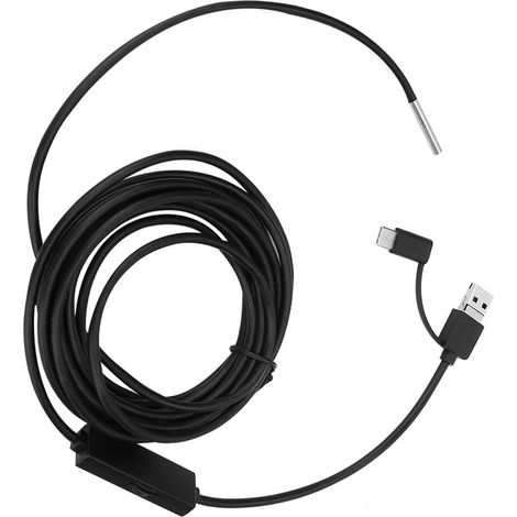 Endoscope étanche haute définition 3 en 1 pour téléphones mobiles Android TypeC, avec objectif de 3,9 mm et câble de 3,5 m. (1/5)