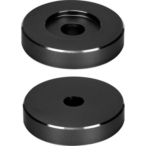 Adaptateur Tourne-Disque 45 Tr/Min - Plaque de Conversion pour Disques à Grand Trou - Serre-Disque en Aluminium - Compatible avec la Plupart des Disques Vinyle
