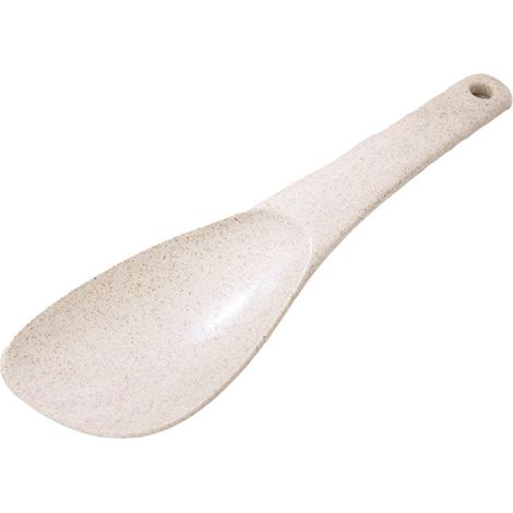 Cuillère à riz ergonomique, douce et mignonne, en fibre de blé antiadhésive, pour usage domestique et cuisine (1/5)