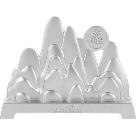 Statuette decorative di montagna, statue di montagna in argento