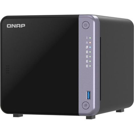 QNAP TS-432X-4G server NAS e di archiviazione Tower Alpine Alpine AL-524 4 GB DDR4 QNAP QTS Nero (1/5)
