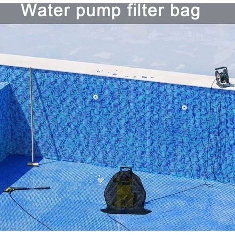 Pièces Sac En Filet Pour Pompe, Sac Filtrant Pour Pompe À Eau En Filet, Sac Barrière Pour Pompe, Sac De Protection Pour Pompe, Avec (1/4)
