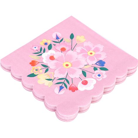 8 Stück 24,5 x 24,5 cm schöne Einweg-Servietten aus Seidenpapier für Partys und Hochzeiten (1/5)