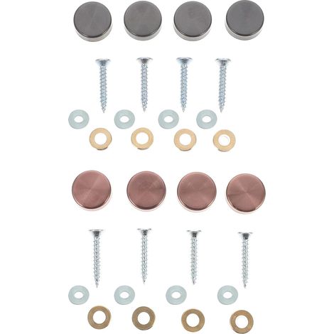 Pieces Black Screw Protection Caps Assortment of Protective