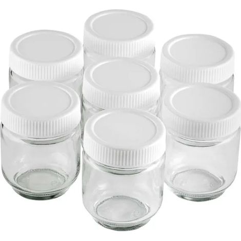 Joghurtgläser Lacor 69244 Glas 190ml Set 7 (1/3)