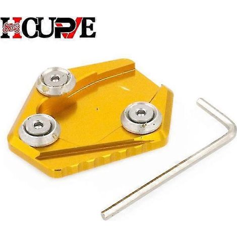 CNC-gefräste Aluminium-Seitenständer-Verlängerungsplatte für Honda Grom MSX125 (2014–2015) – Gold