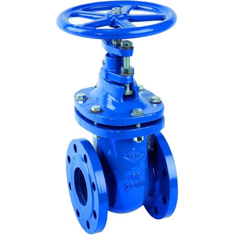 SARACINESCA IN GHISA CORPO PIATTO PN16 DN80