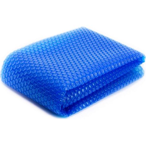Bâche à bulles ovale 2,74m x 5,03m pour piscine - 180 Microns - Bleu - Linxor