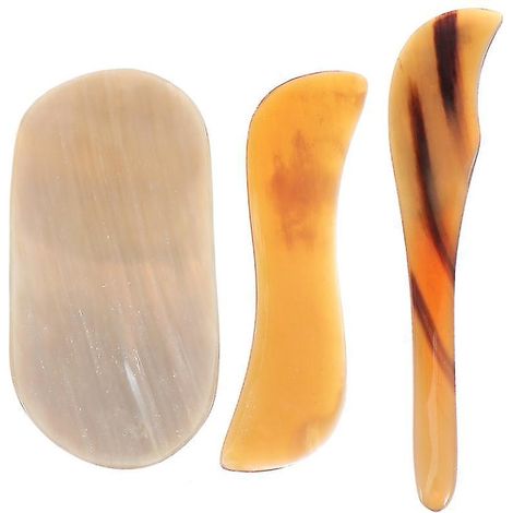3-teiliges Gua Sha Behandlungsplatten-Set (1/3)