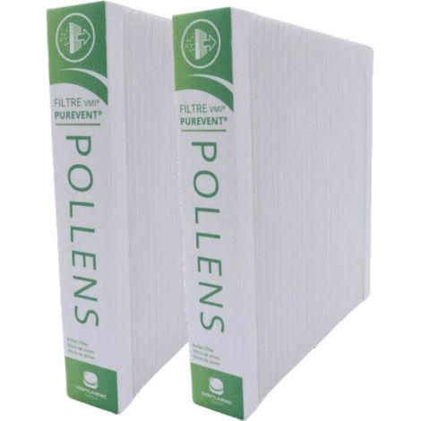 Filtre officiel VMI - Lot de 2 filtres Anti pollen - pour VMI Purevent - Purification d'Air Intérieur - Jetable (1/5)