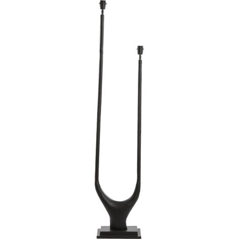 Light & Living - lámpara de pie - Gavi - negro - metal -