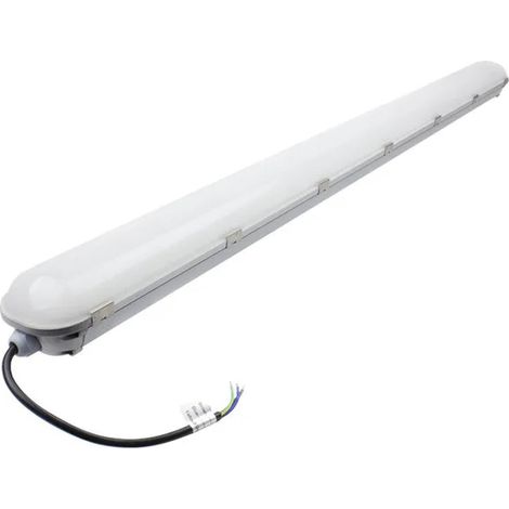 Plafoniera Stagna LED 120cm 40W IP65 Alluminio 4000K Bianco Naturale