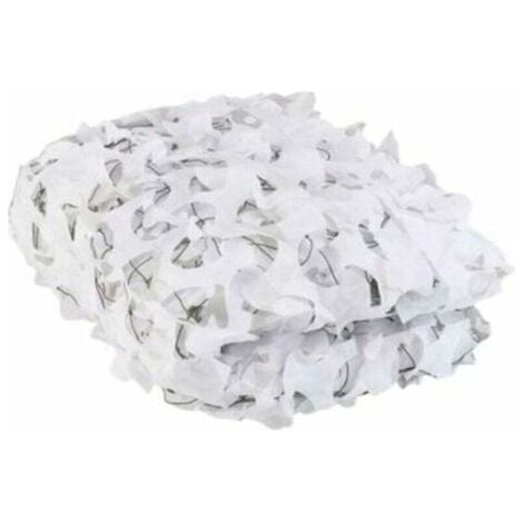 (2x3m) voile de parasol camouflage blanc pour patio toit ombrage piscine jardin mobilier de jardin parasol voile (1/4)
